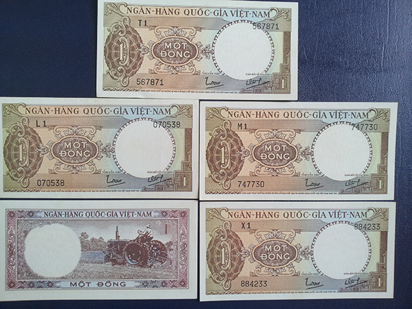 bộ tiền vnch 1964