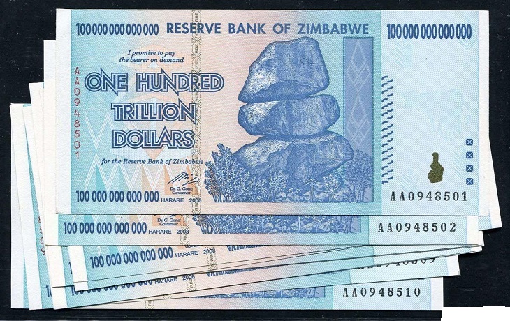 Đắng Lòng 35 triệu tỷ Đô La Zimbabwe chỉ đổi được 1 USD