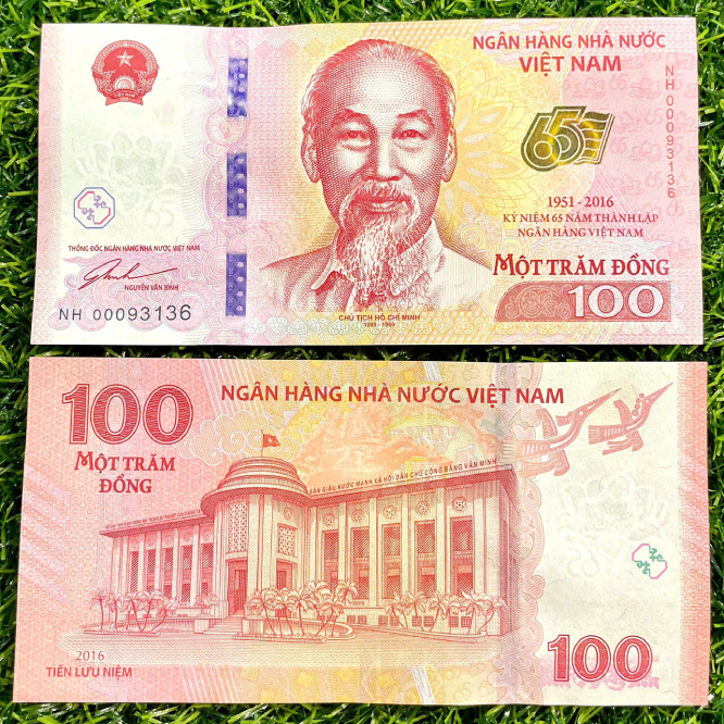 tiền 100đ kỉ niệm