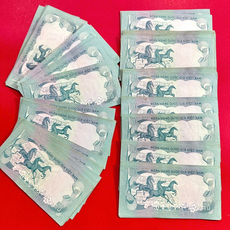 Tiền ngựa Việt Nam 1972